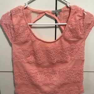 Lace crop top